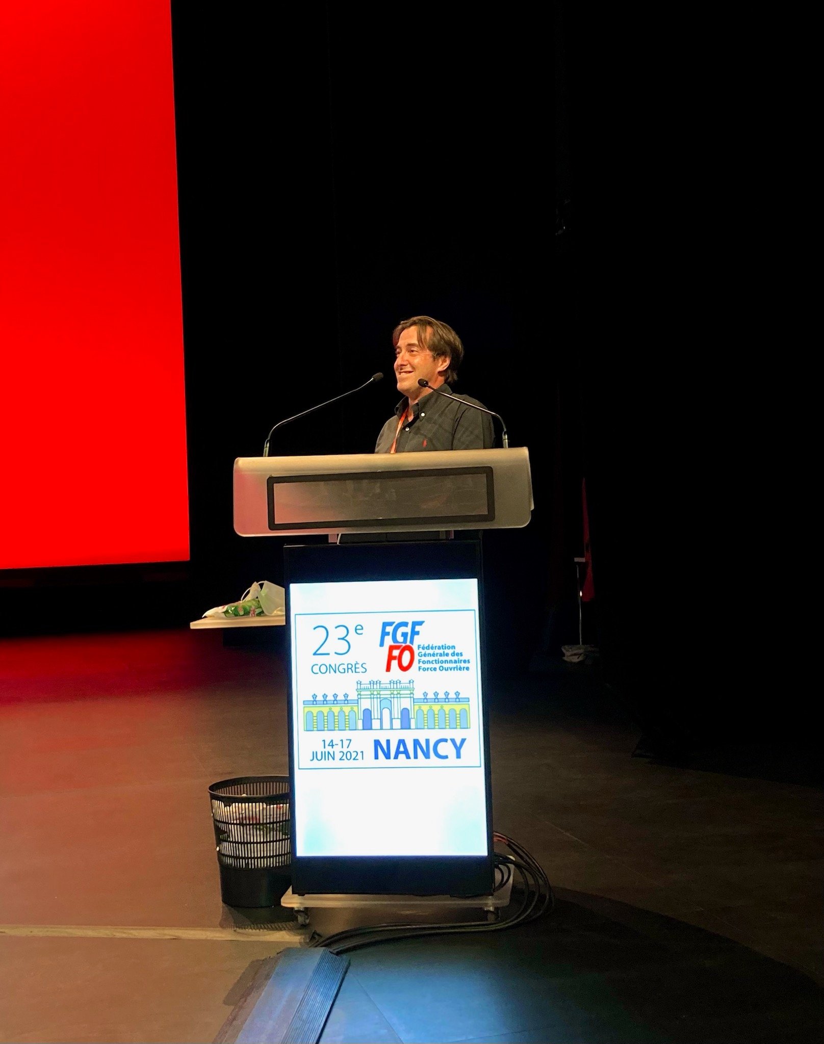 Discours de clôture du 23e Congrès FGFFO par le Secrétaire Général Christian Grolier