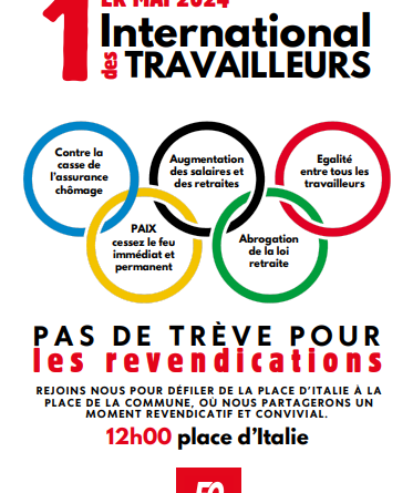 Affiches pour le 1er mai 2024